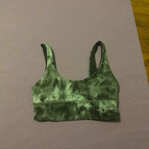 lululemon athletica Green Sports Bra